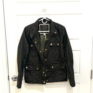 J. CREW DOWNTOWN FIELD ARMY GREEN JACKET MEDIUM